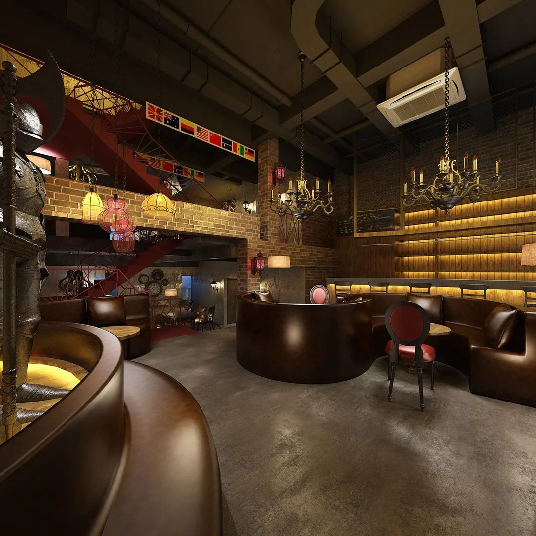 Karaoke - Bar - KTV 3D Interior Scenes - 112