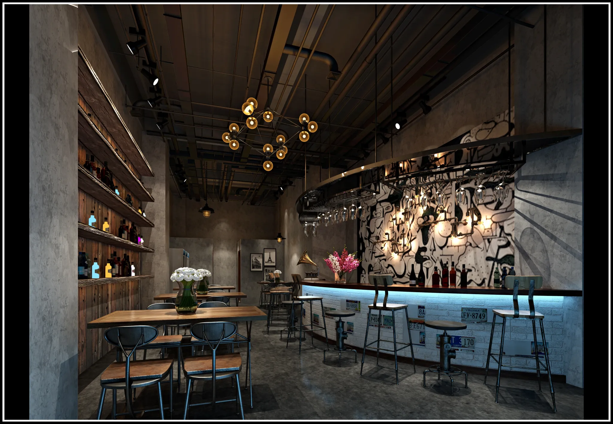 Karaoke - Bar - KTV 3D Interior Scenes - 116