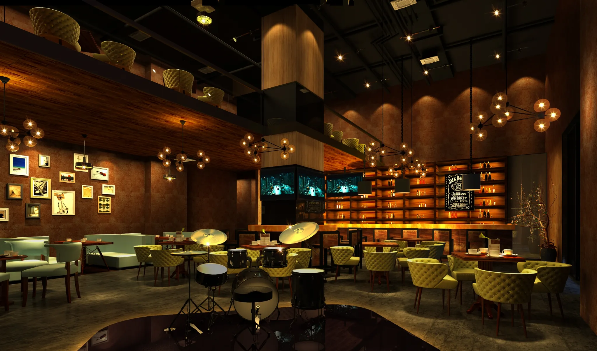 Karaoke - Bar - KTV 3D Interior Scenes - 119
