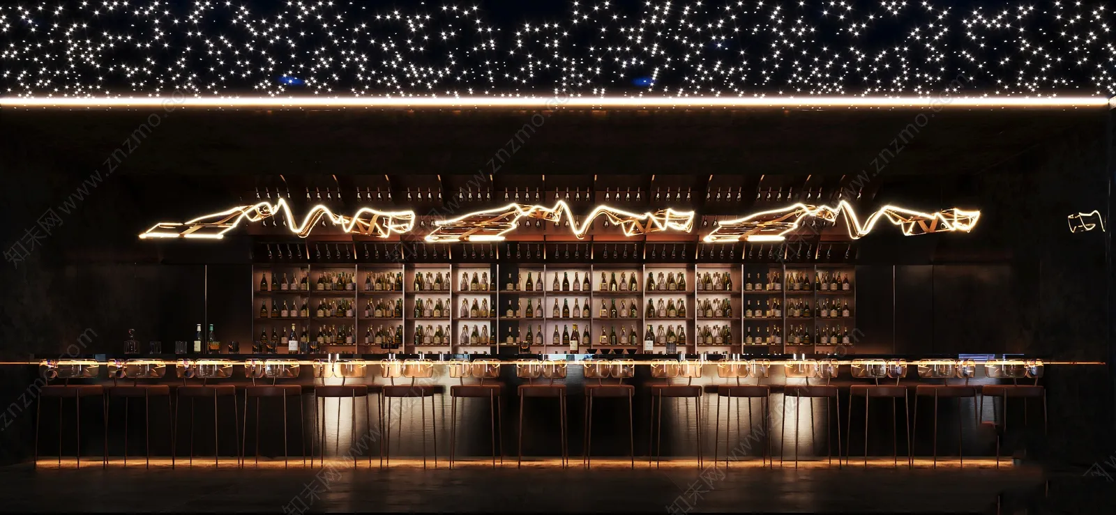 Karaoke - Bar - KTV 3D Interior Scenes - 124