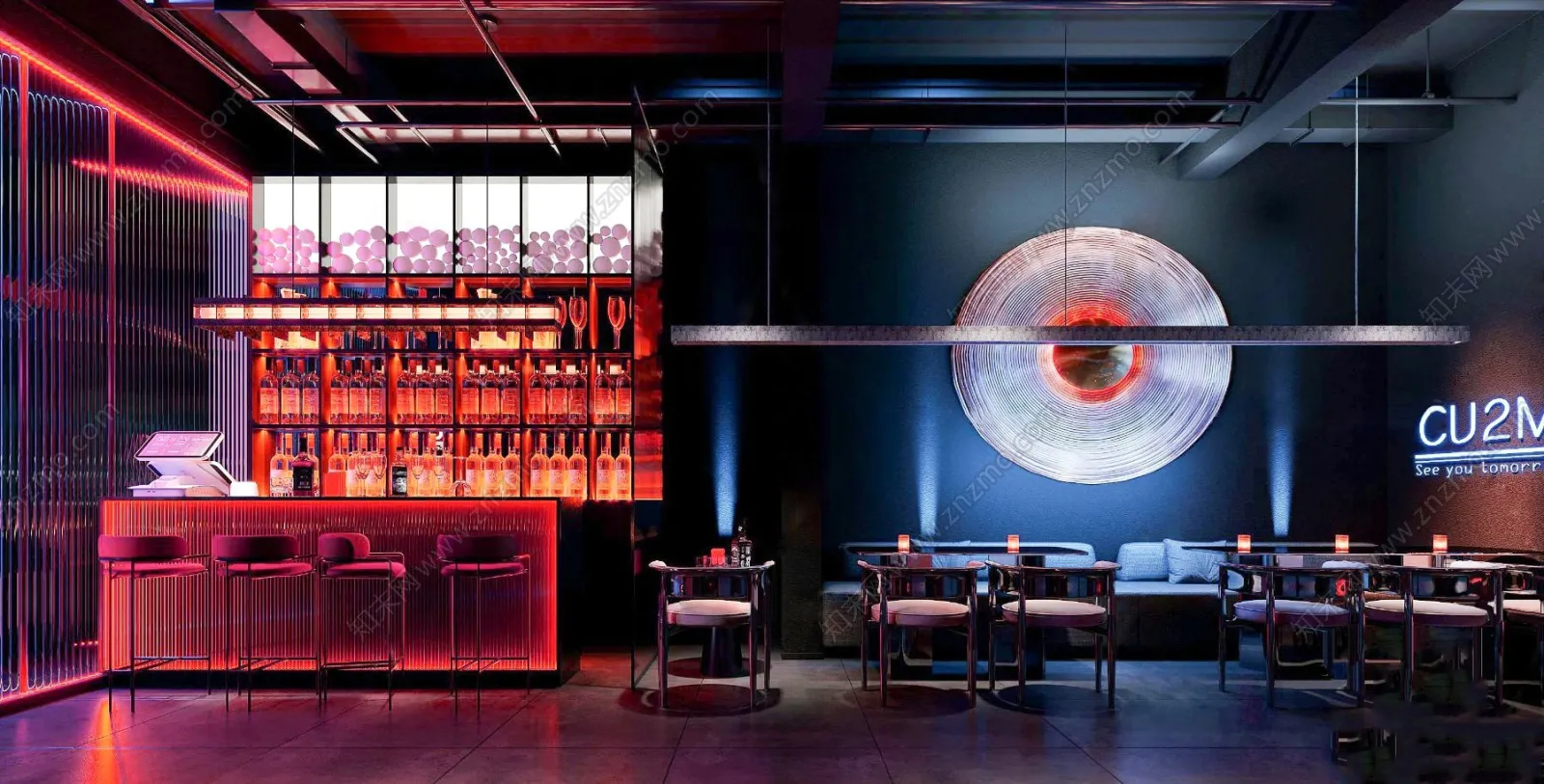 Karaoke - Bar - KTV 3D Interior Scenes - 131