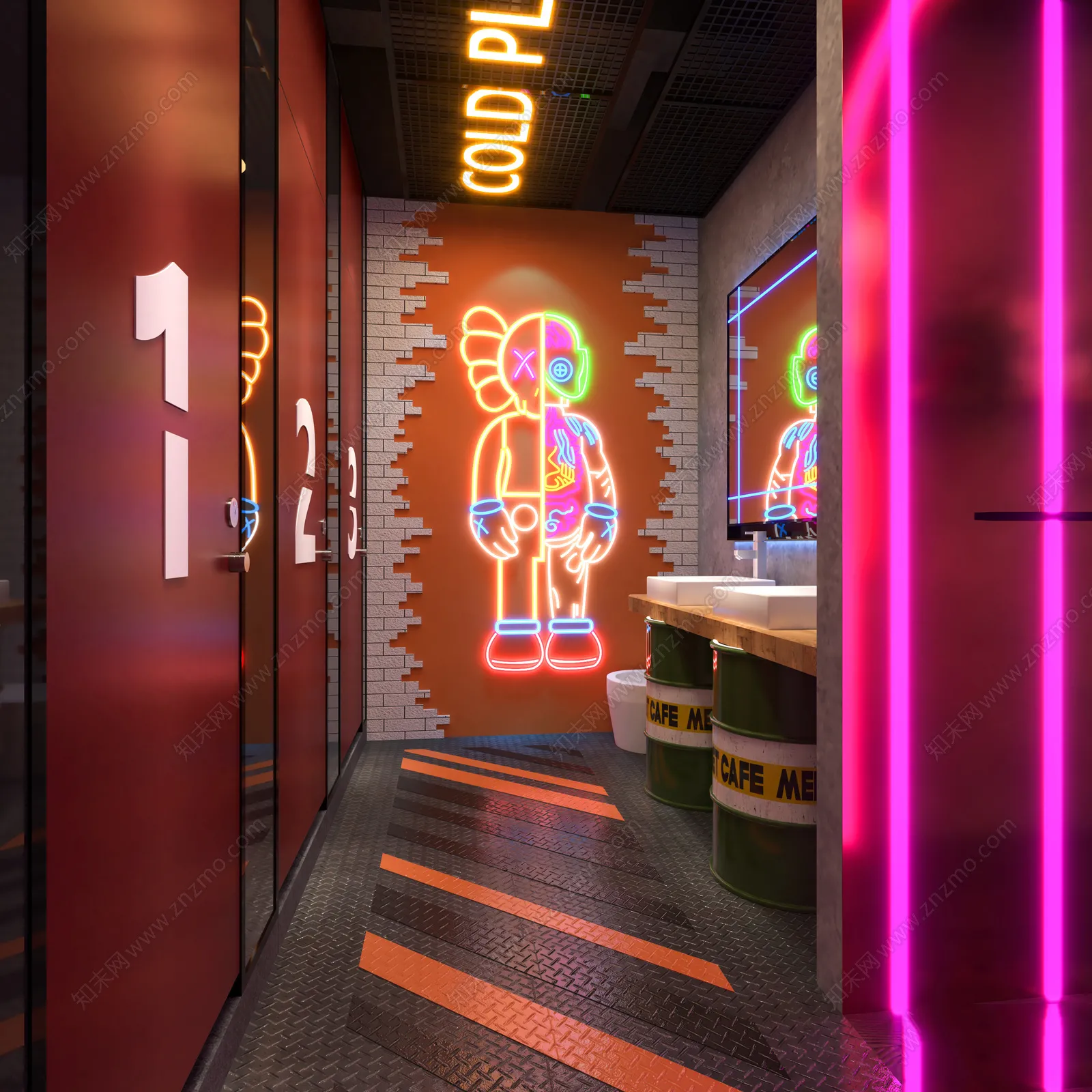 Karaoke - Bar - KTV 3D Interior Scenes - 132