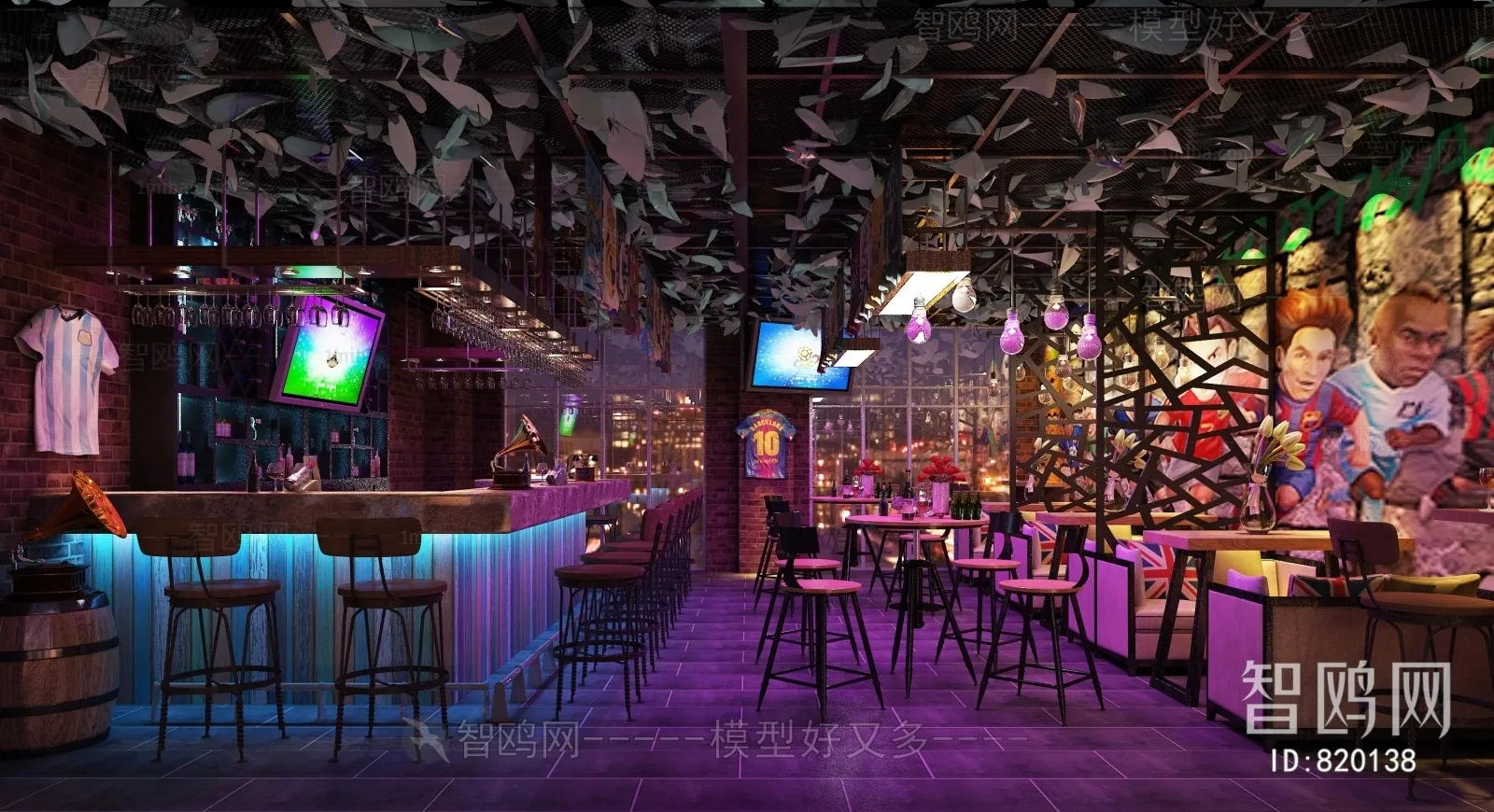 Karaoke - Bar - KTV 3D Interior Scenes - 135