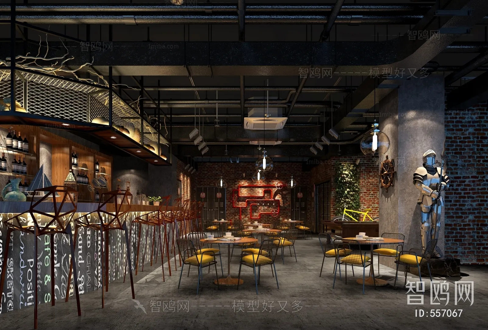 Karaoke - Bar - KTV 3D Interior Scenes - 140