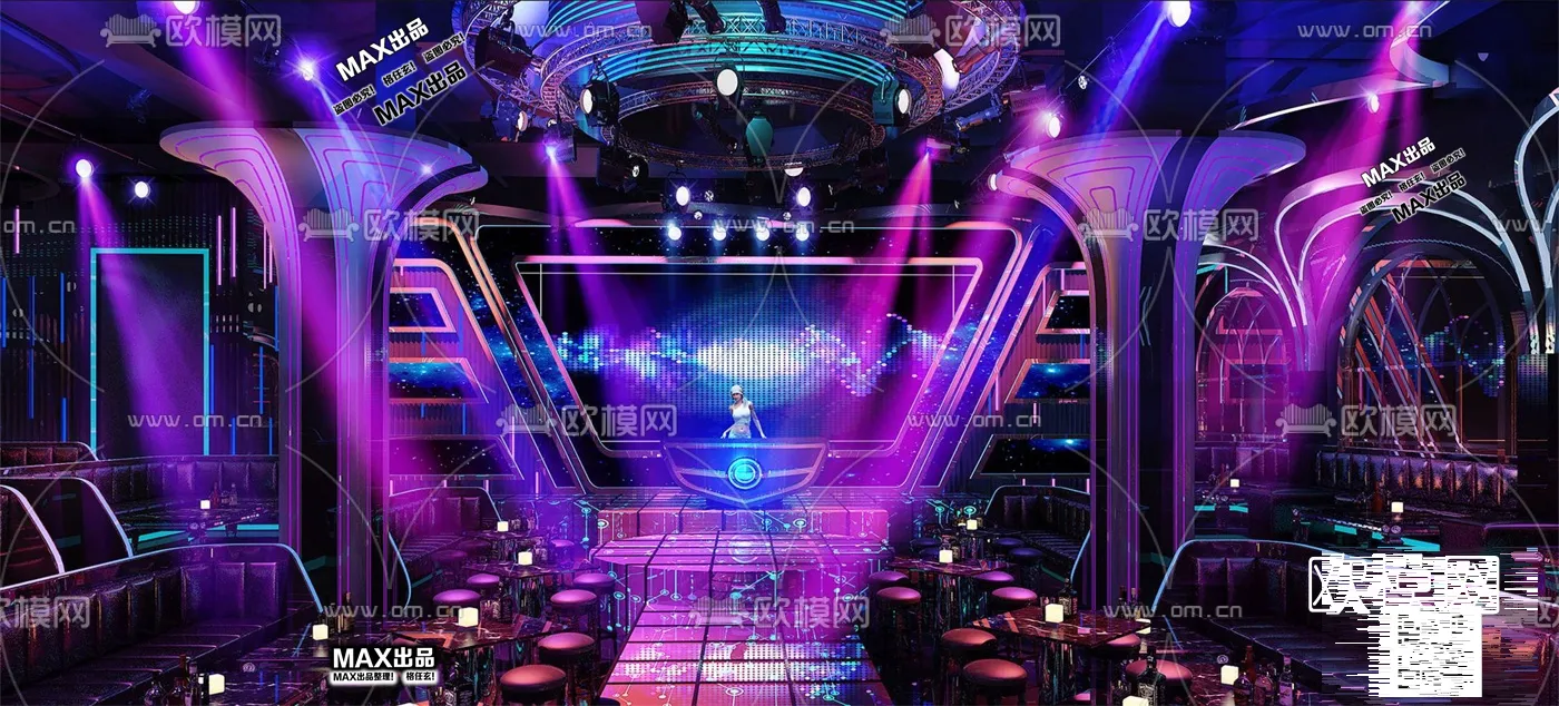 Karaoke - Bar - KTV 3D Interior Scenes - 143