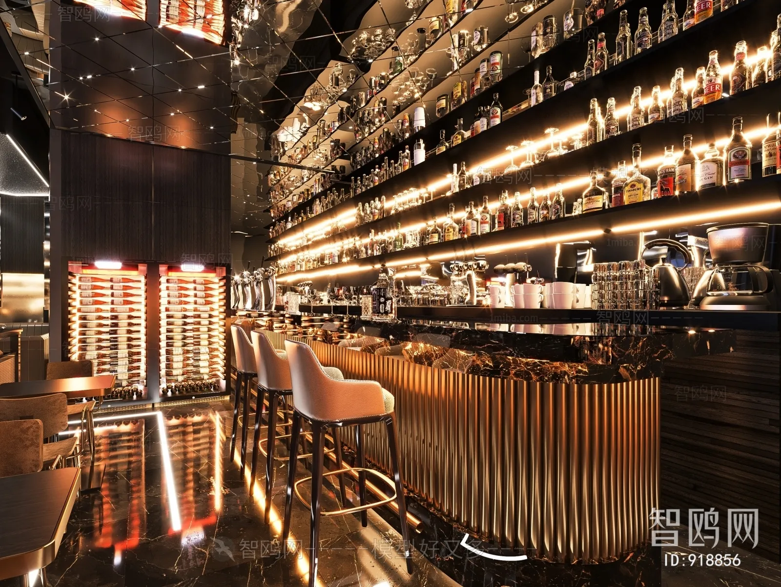 Karaoke - Bar - KTV 3D Interior Scenes - 144