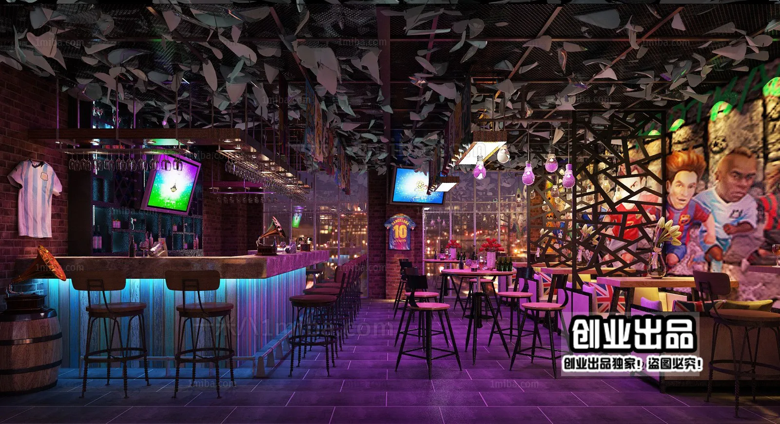 Karaoke - Bar - KTV 3D Interior Scenes - 147