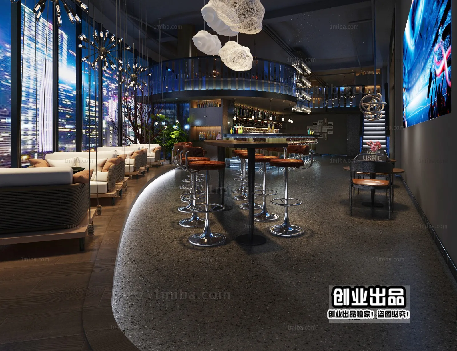 Karaoke - Bar - KTV 3D Interior Scenes - 149
