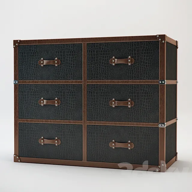 Kare _ Croco Brown 3DModel