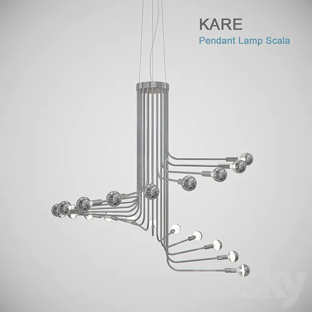 KARE _ Pendant Lamp Scala 3D Model