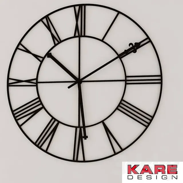 KARE DESIGN _ Deco Wall Clock Factory 3DModel