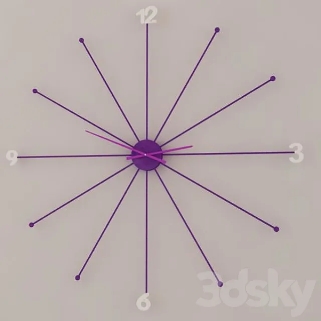 KARE DESIGN _ Umbrella Violet 3DModel