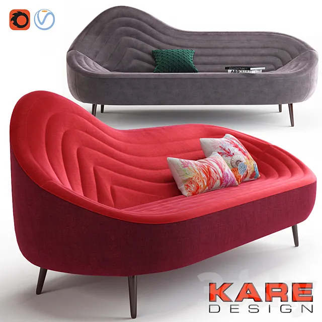 Kare Design Sofa Isobar 3DModel
