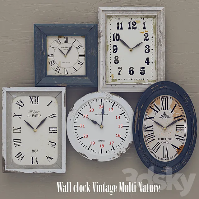 Kare Design Wall Clock 3DModel