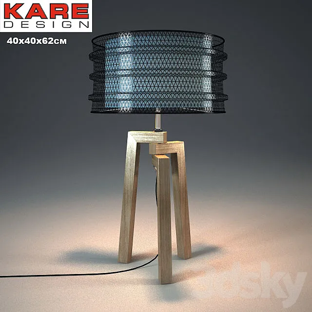 kare design - wire tripod Free Download