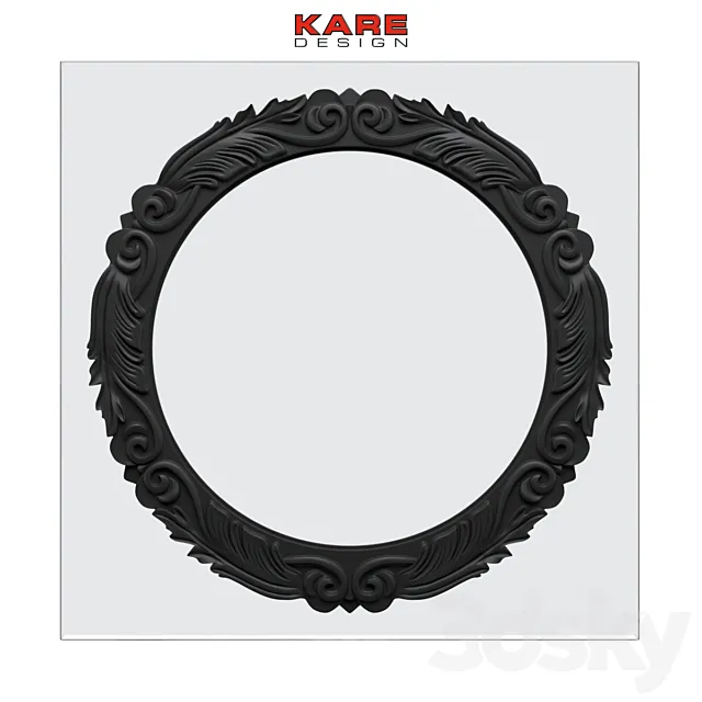 Kare Mirror Firenze 120x120cm 3DModel