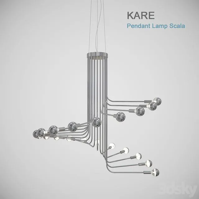 KARE Pendant Lamp Scala 3D Model