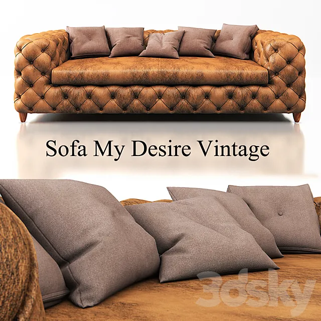 KARE_Sofa My Desire Vintage 3-Seater 3DModel