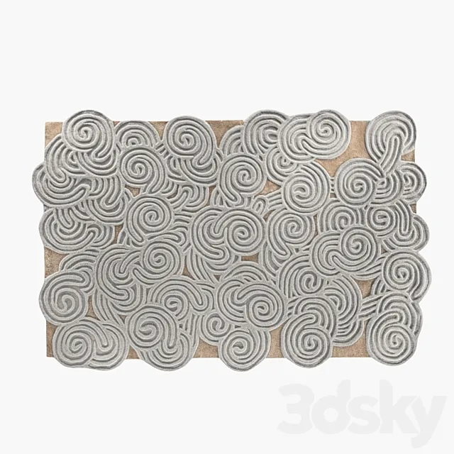 Karesansui Rug 3DModel