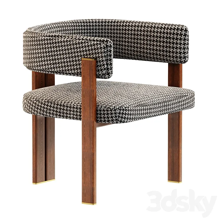 Karl dining chair 3D Model Free