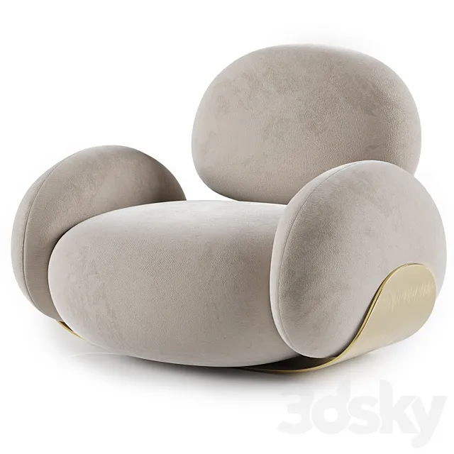 Karlotta Chair by Karim Rashid 3D Model