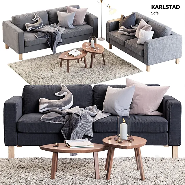 KARLSTAD IKEA _ KARLSTAD IKEA Sofas 3DModel