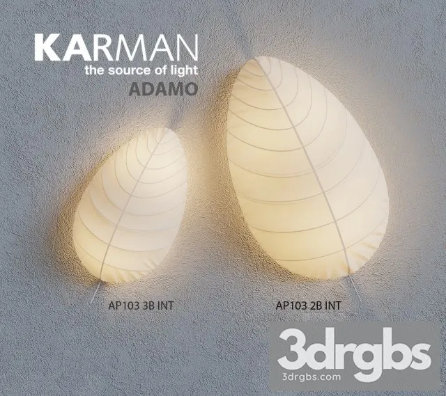 Karman Adamo Wall Light 3D Model Free