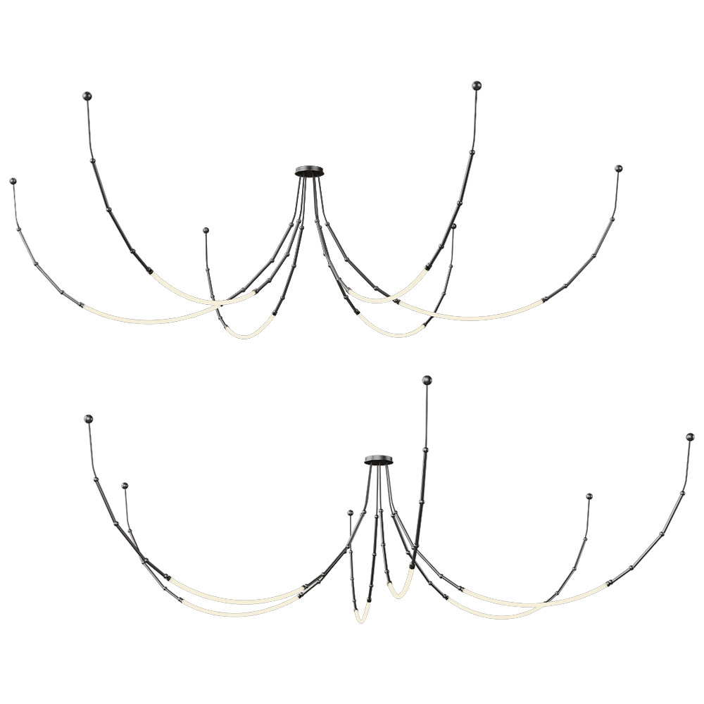 Karman  - Ceiling lamp Leda 3D Model