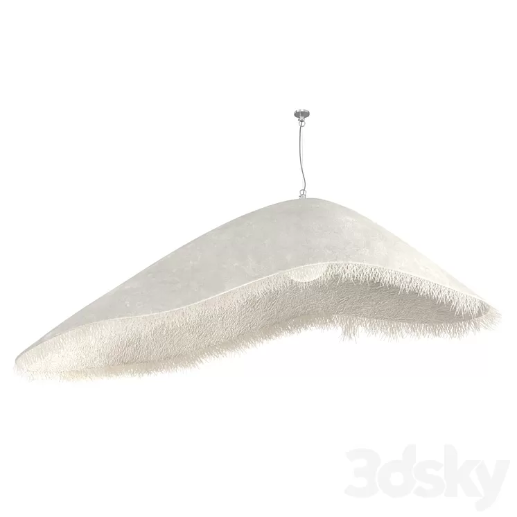 Karman fiberglass pendant lamp moby dick 3D Model Free