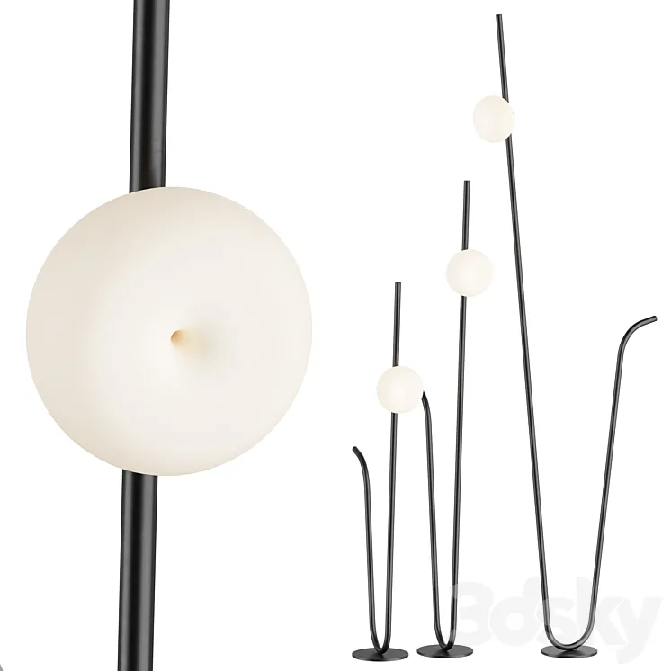 Karman POIS | Floor lamp 3D Model Free