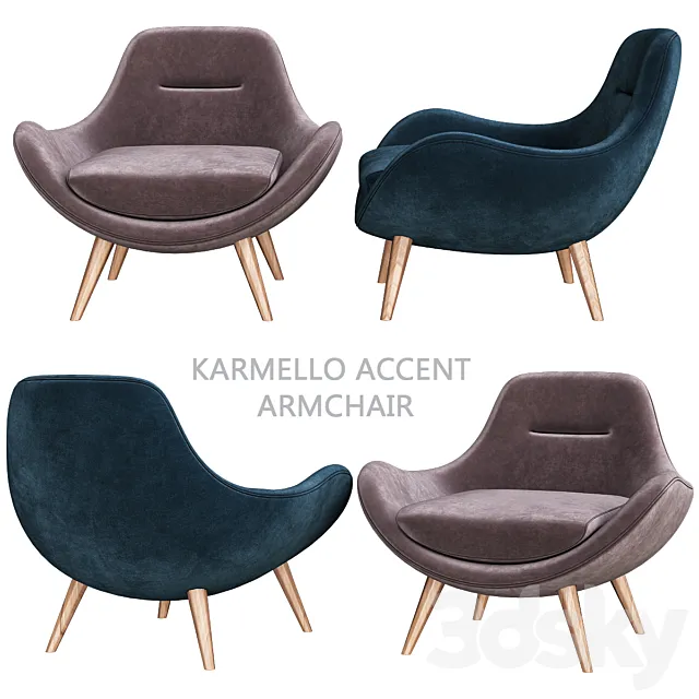 Karmello Accent Armchair 3DModel