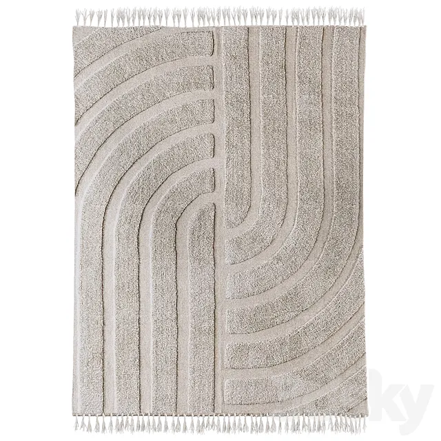 Karmen Hilo Tufted Rug 3DModel