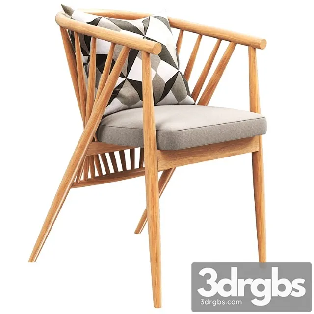 Karmstol Solfjadern Sonna 2 3D Model Free