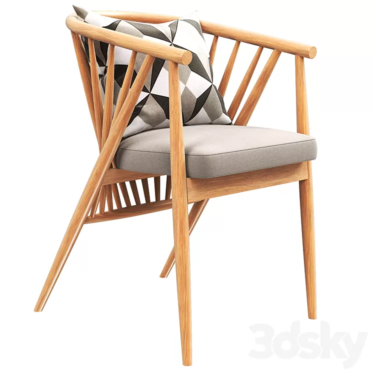 KARMSTOL Solfjadern Sonna 3D Model Free