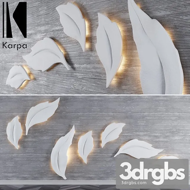 Karpa Leafs Lighting 3D Model Free