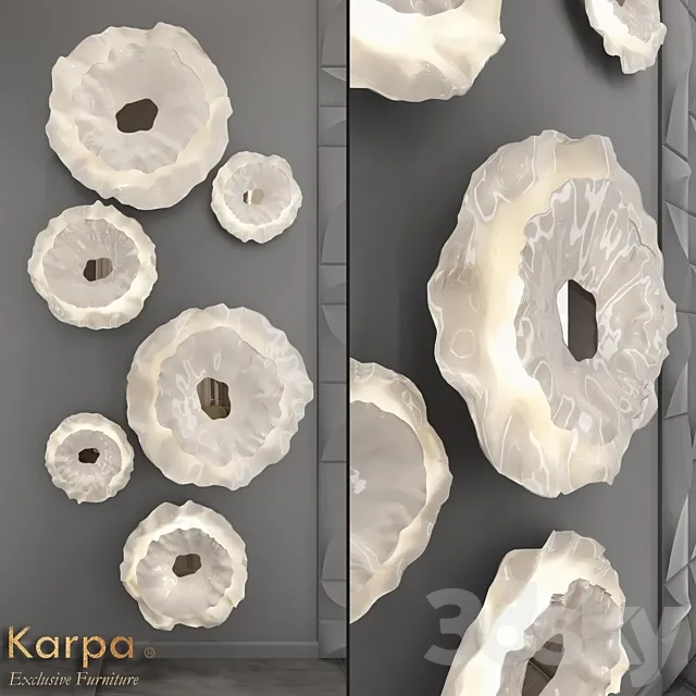 Karpa Nenufares - Wall Lamps 3D Model