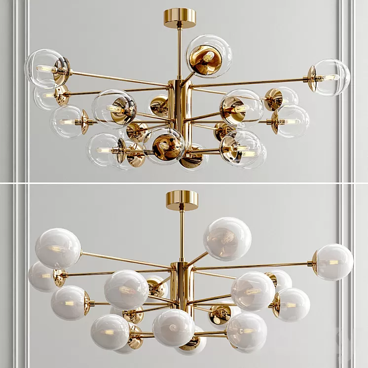 Karrington Large Chandelier 3D Model