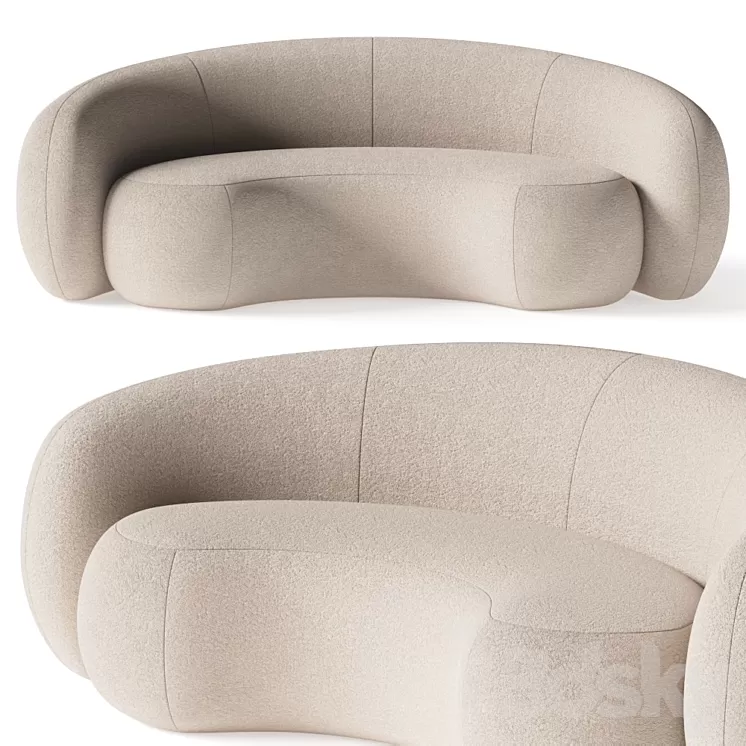 Karstudio Circular Sofa 3D Model