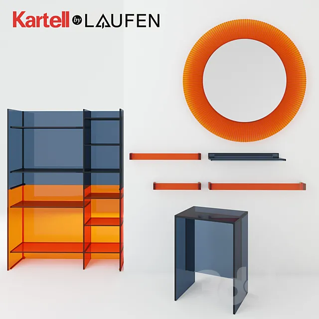 KARTEL by LAUFEN ACCESSORIES SET 3DModel