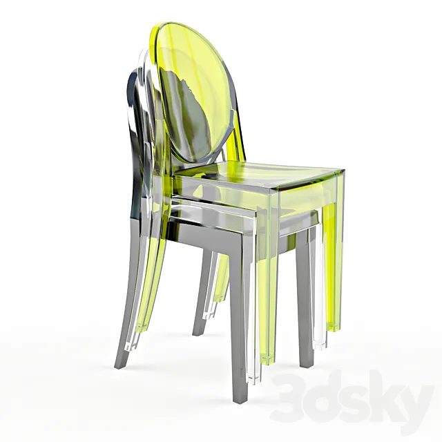 Kartell _ Victoria Ghost Chair 3DModel