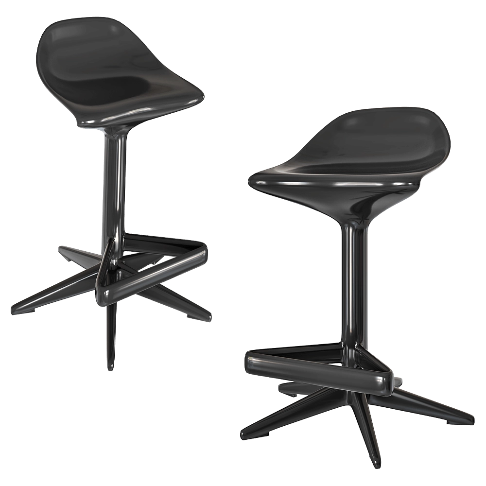 Kartell - Bar stool Spoon 3D Model