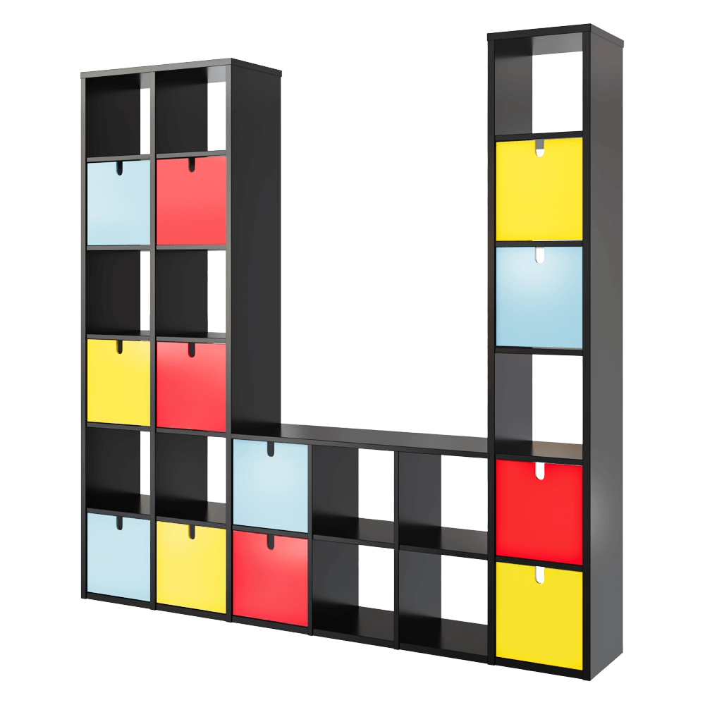 Kartell - Bookcase Polvara 3D Model