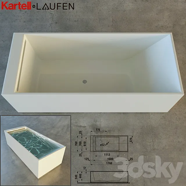 Kartell by LAUFEN 22332 3D Model