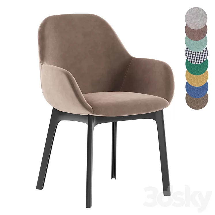 Kartell clap chair 3D Model Free