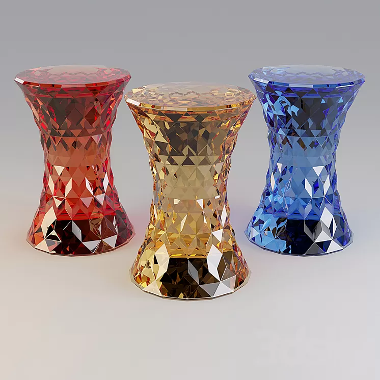 Kartell: Coffee Table - Stone 3D Model