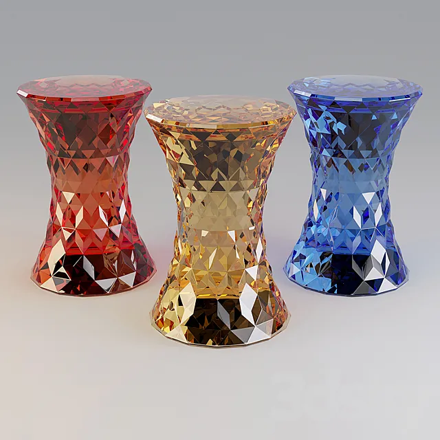 Kartell: Coffee Table - Stone 3D Model