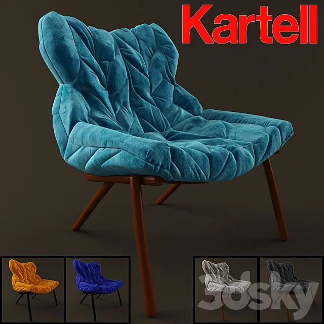 Kartell Foliage Chair 3D Model