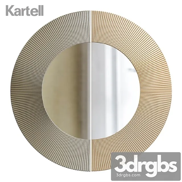 Kartell framed mirror 3D Model Free