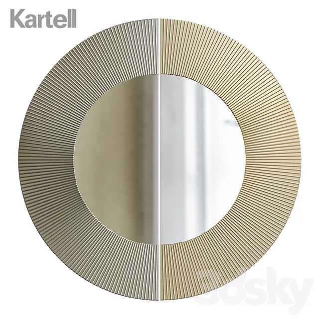 Kartell framed mirror 3D Model