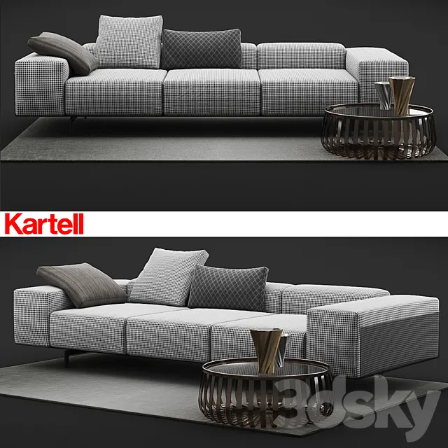 Kartell Largo Sofa 3DModel